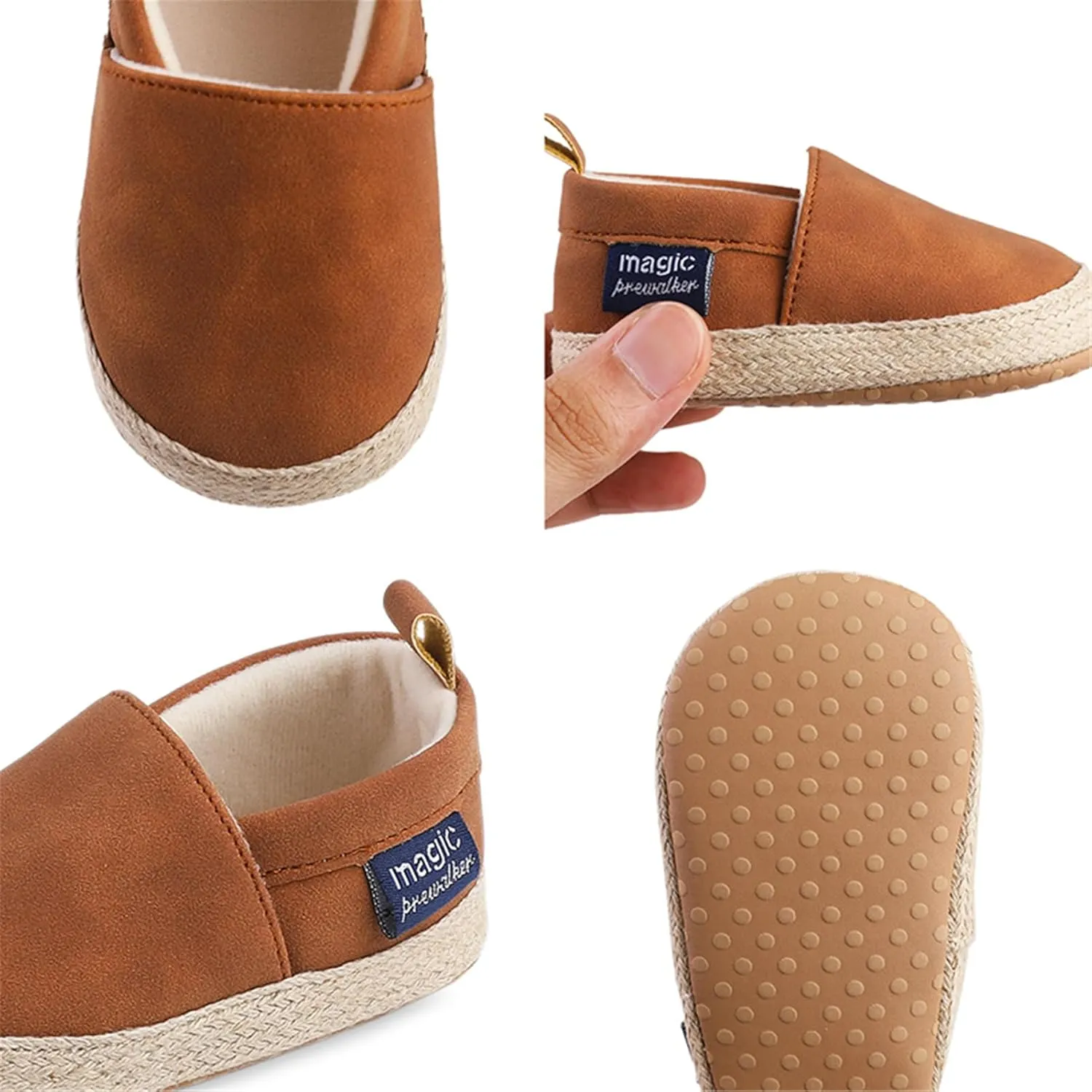 Baby Boys Girls Moccasins Sneakers Soft Sole Tassels Prewalker Anti-Slip Shoes