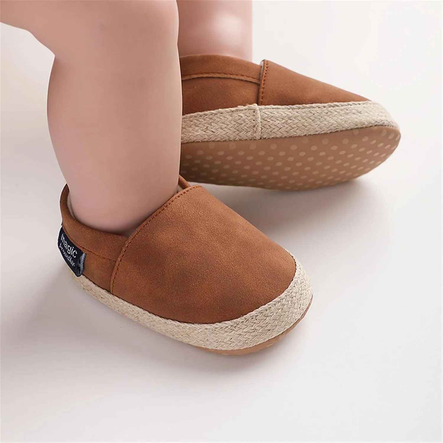 Baby Boys Girls Moccasins Sneakers Soft Sole Tassels Prewalker Anti-Slip Shoes