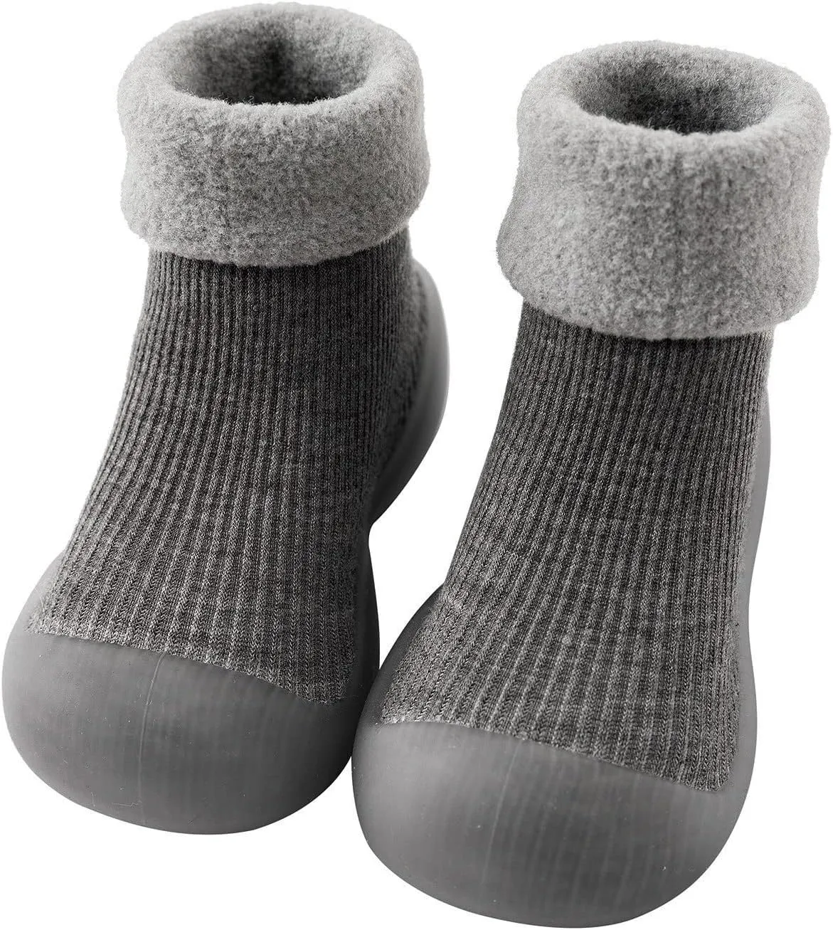 Baby Infant Newborn Knit Soft Boots Girls Boys Toddler Winter Warm Indoor Outdoor Flat Slipper Non Slip House Shoes