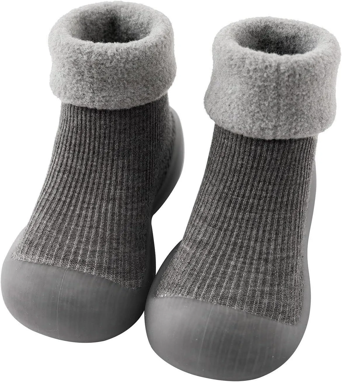 Baby Infant Newborn Knit Soft Boots Girls Boys Toddler Winter Warm Indoor Outdoor Flat Slipper Non Slip House Shoes