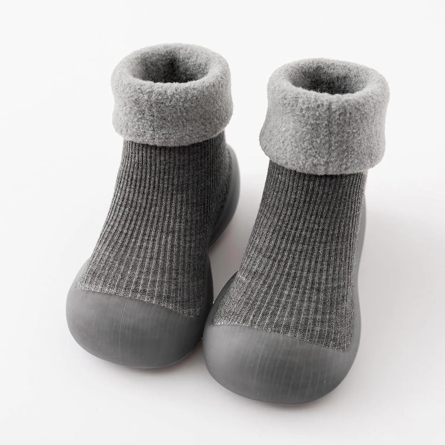 Baby Infant Newborn Knit Soft Boots Girls Boys Toddler Winter Warm Indoor Outdoor Flat Slipper Non Slip House Shoes