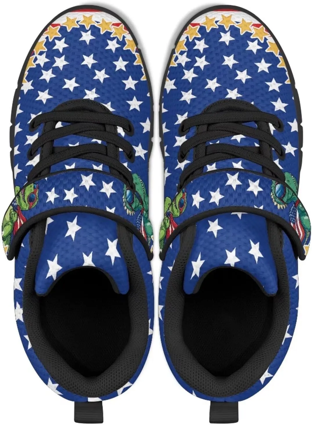 Boys Girls Fashion Sneaker,Children Anti-Skid Single Buckle Running Shoes Wear Resistant Black Sole Casual Sneaker