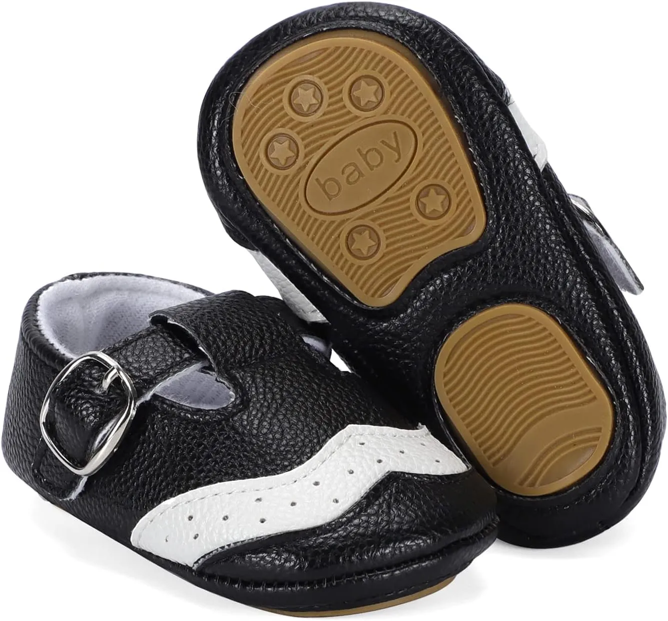 ESTAMICO Baby Boys Girls Toddler Sneaker Anti-Slip First Walkers Crib Shoes