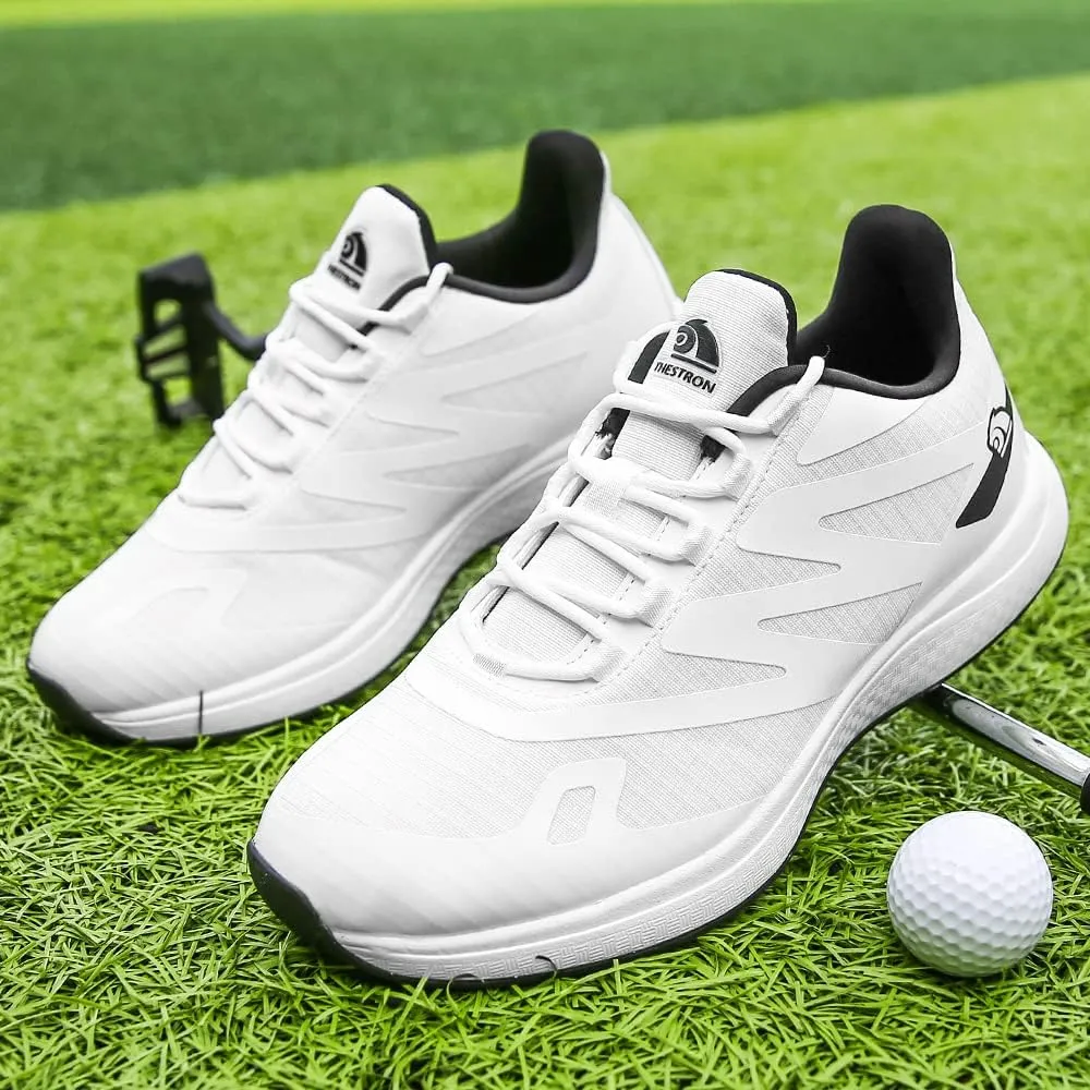 Golf Shoes Men Professional Golf Wears Breathable Spikeless Golfers Sneakers Anti Slip Walking Footwears