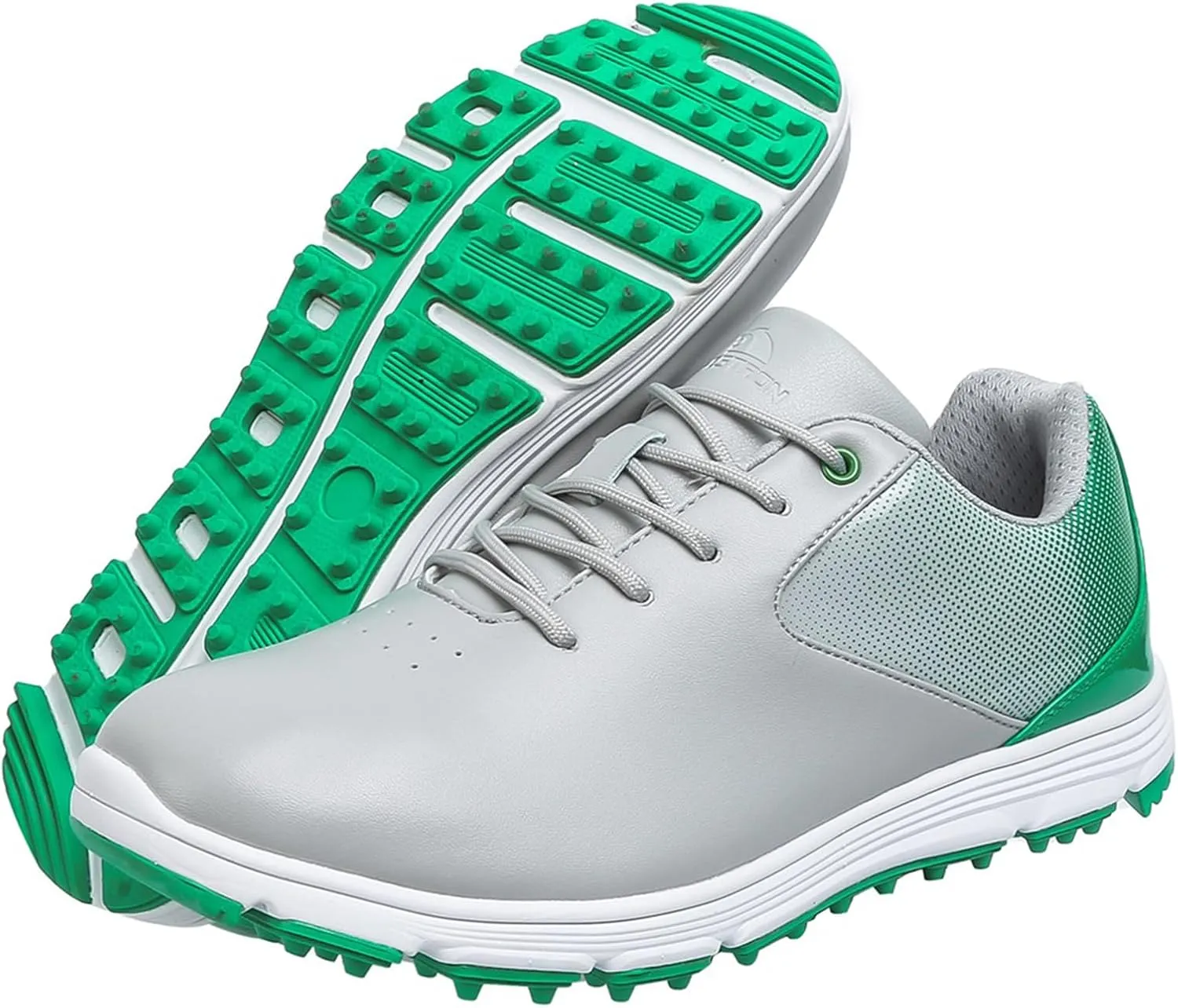 JiuQing Golf Shoes Men Spikeless Professional Golfing Trainers Waterproof Outdoor Anti Slip Walking Shoes