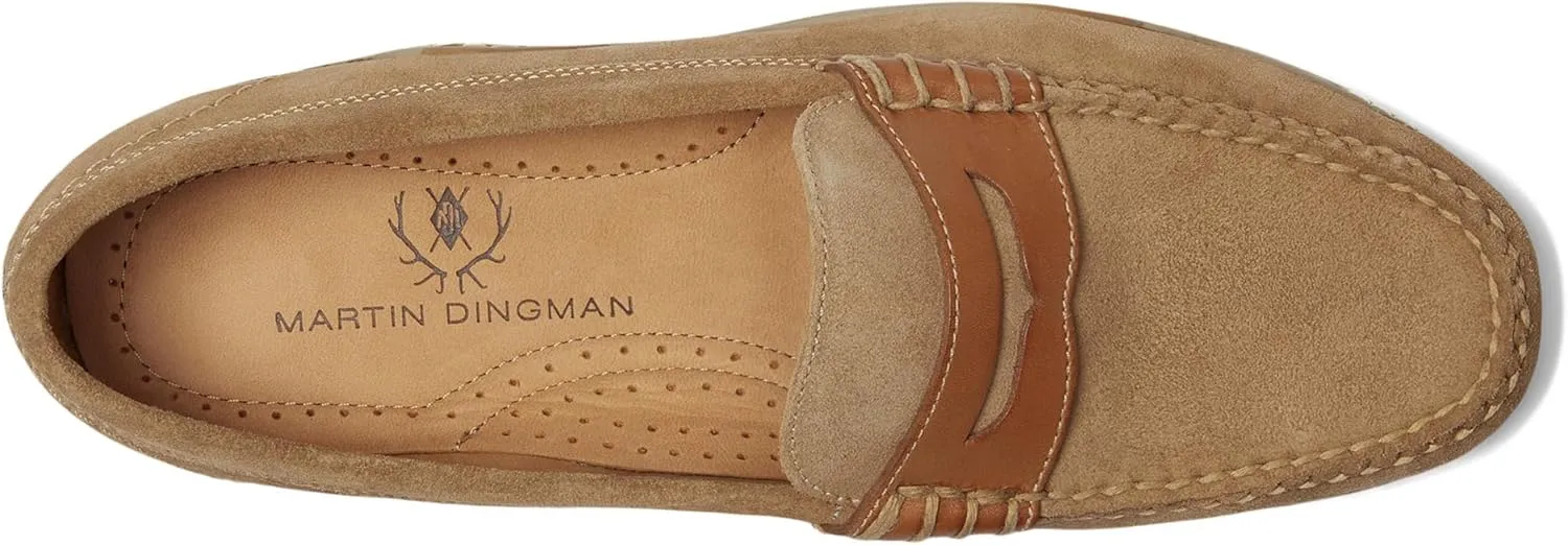Martin Dingman Bill Penny Shoes for Men  Ideal for Work and Leisure  Leather Construction  Slip-on