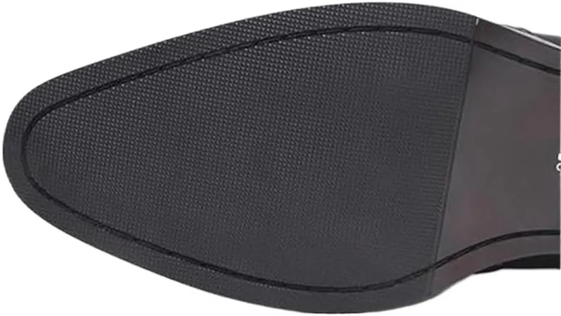 Men's British-Style Pointed Toe Breathable Hole Design Business Formal Derby Shoes Casual Breathable Comfortable Suitable for Wedding Office