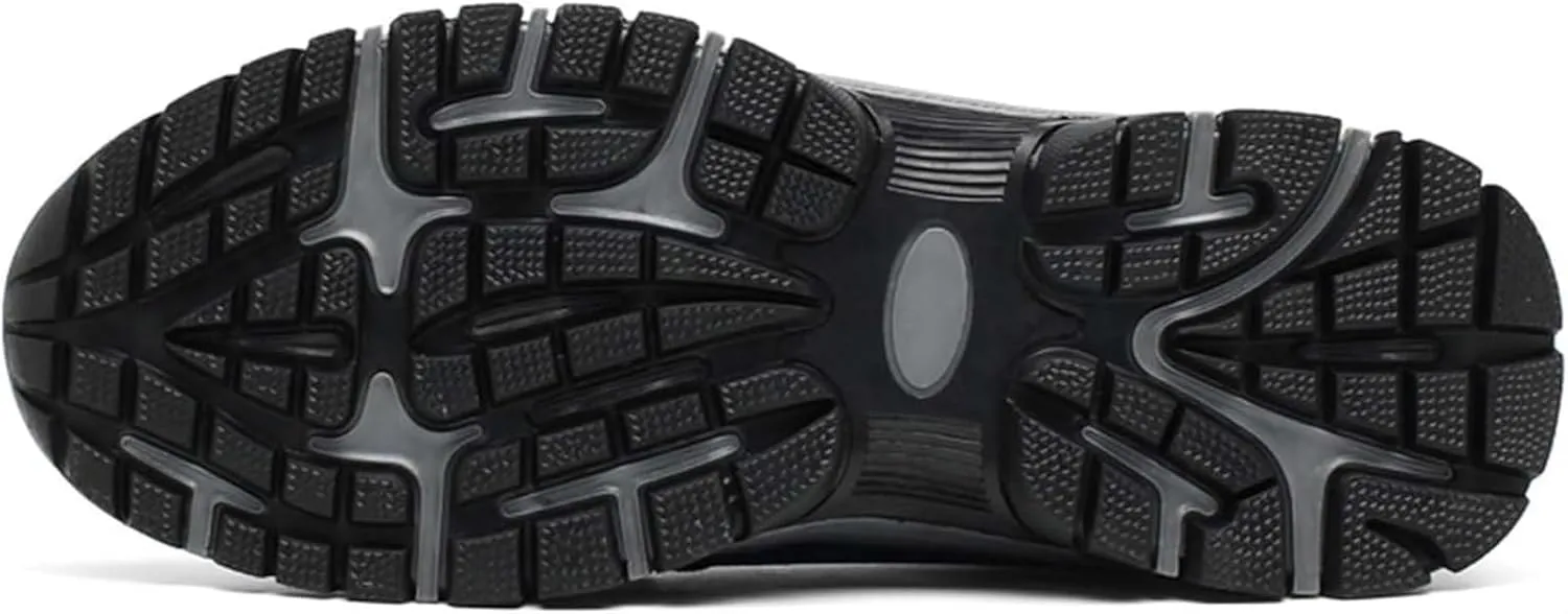 Men's Fashion Outdoor Loafers Non-Slip Wear-Resistant Waterproof Sports Shoes Round Toe Comfortable Breathable Casual Shoes