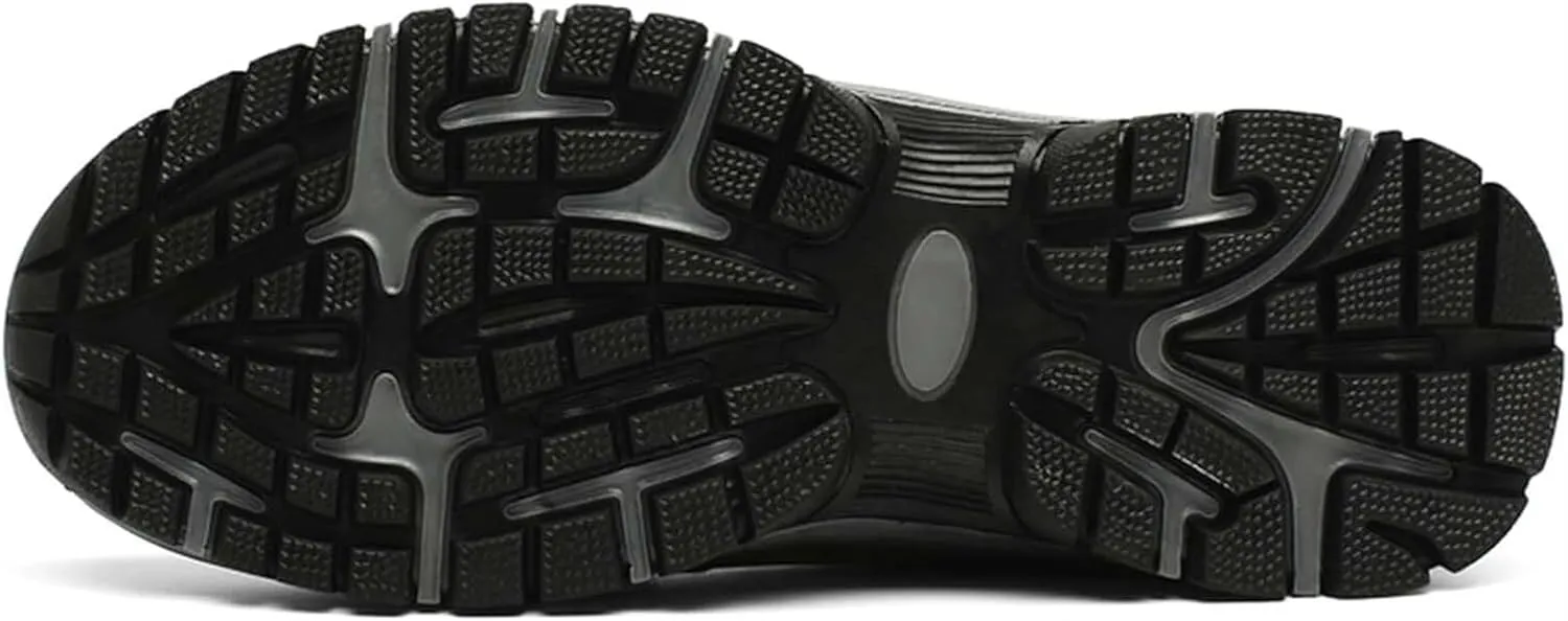 Men's Fashion Outdoor Loafers Non-Slip Wear-Resistant Waterproof Sports Shoes Round Toe Comfortable Breathable Casual Shoes