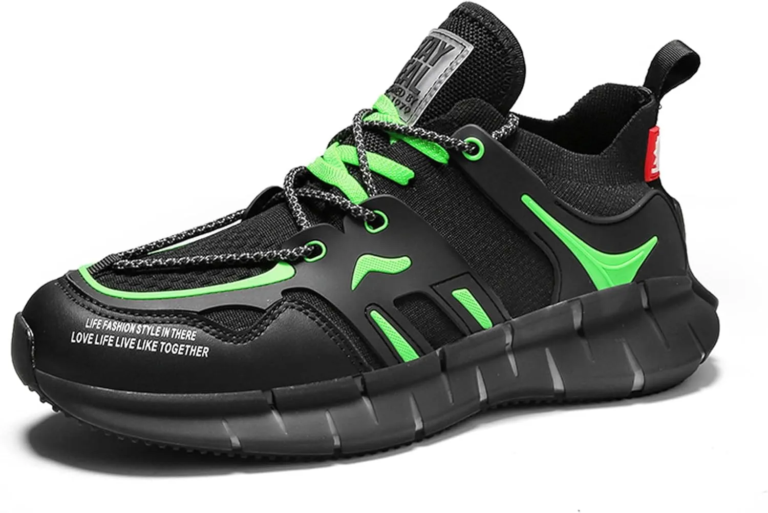Men's Running Shoes Tennis Sneakers Breathable Lightweight Sports Walking Shoes Non-Slip Comfortable Gym Sports Jogging Shoes Outdoor Fashion Casual Shoes