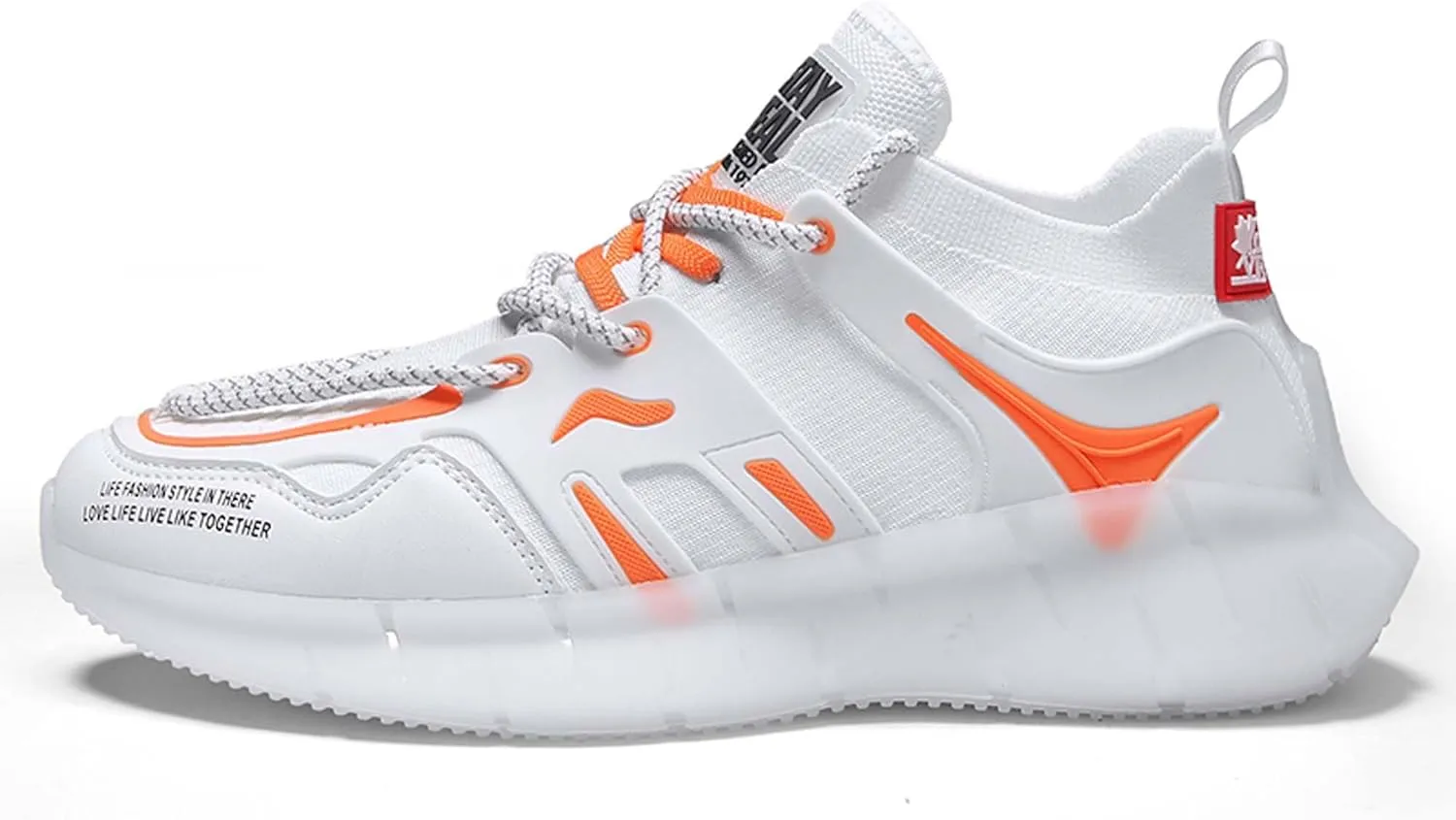 Men's Running Shoes Tennis Sneakers Breathable Lightweight Sports Walking Shoes Non-Slip Comfortable Gym Sports Jogging Shoes Outdoor Fashion Casual Shoes