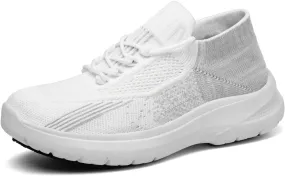 Non Slip Shoes for Women Work Food Service, White Slip Resistsnt Restaurant Comfortable, Breathable, and Wear-Resistant