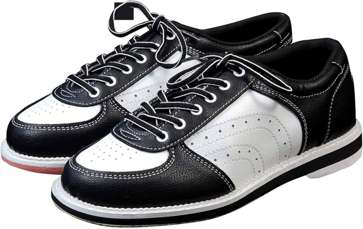 ONAIC Mens Bowls Trainers Fashion Anti-Slip Wear-Resistant Bowls Sneakers Lightweight Lace Up Bowling Shoes