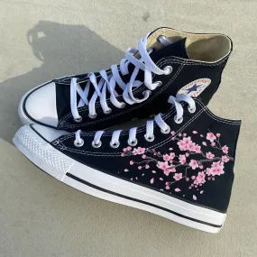 Pink Cherry Blossom Chucks