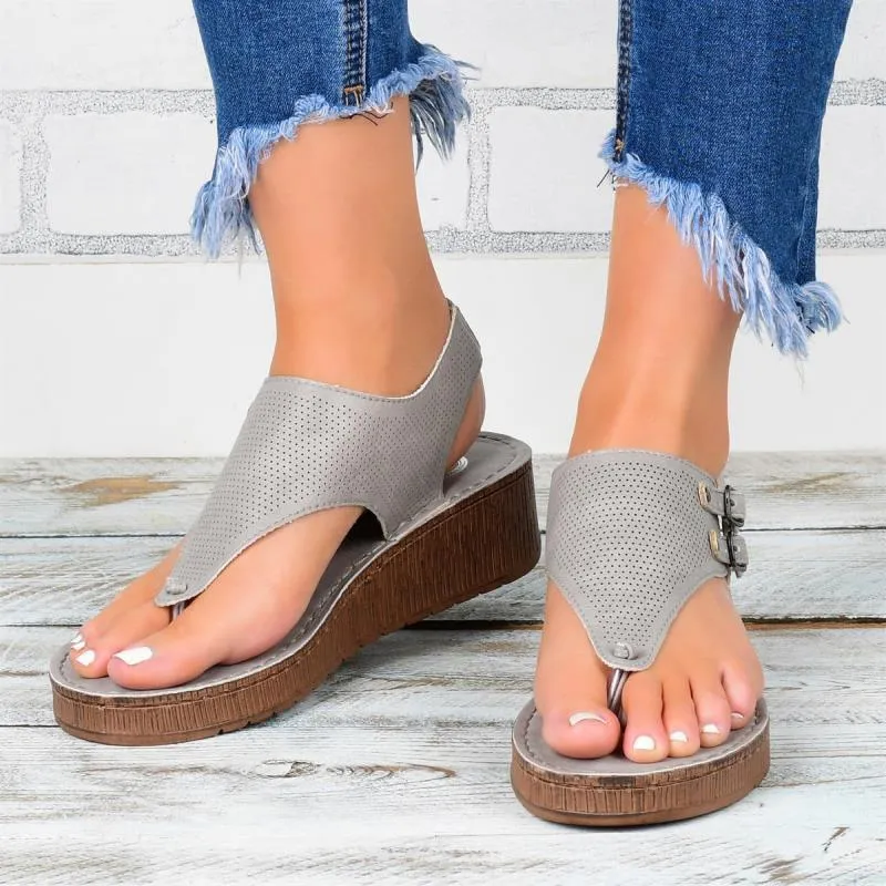 Platform large size sandals women's shoes