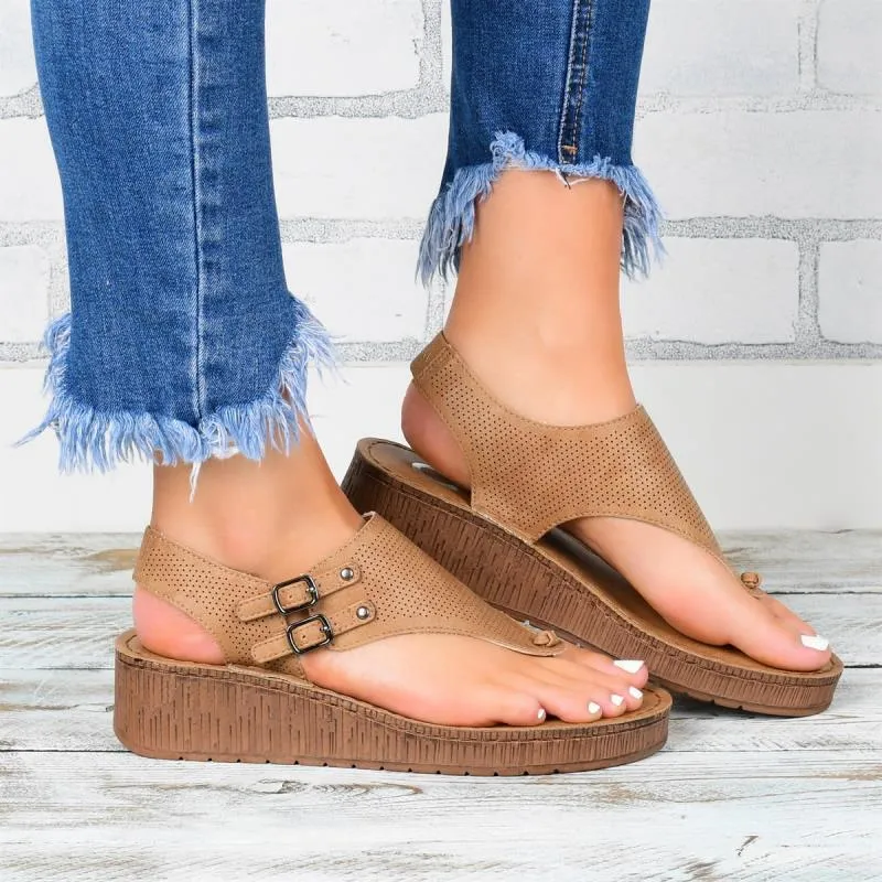 Platform large size sandals women's shoes