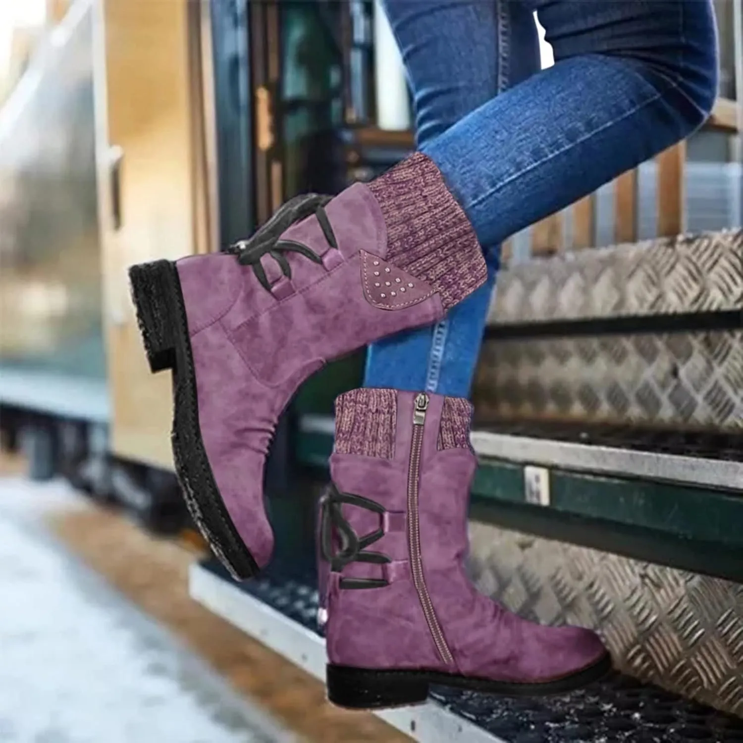 Snow Shoes For Men Water Proof Boots for Women Casual Mid Thick For Women Boots women's boots Womens Snow Boots