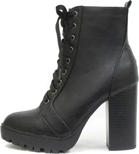 Soda BALBOA ~ Women's High Stacked Heel Bootie