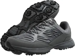 THESTRON Men Golf Shoes Mesh Breathable Breathable Golf Walking Sport Sneakers 7 Spikes Golf Trainers …