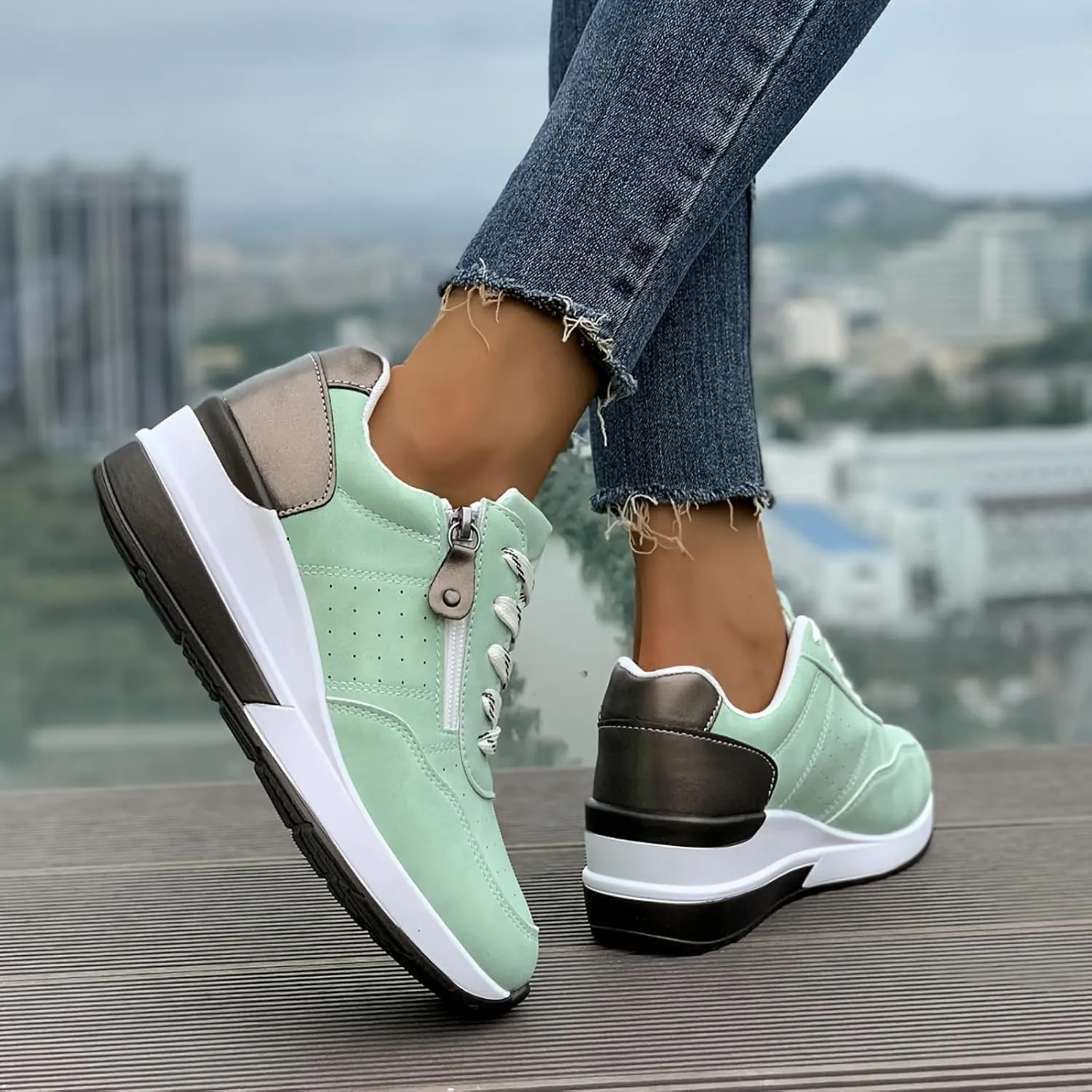 Women Tennis Shoes Fashion Sneakers Orthopedic Comfort Wear Shoes for Women Nurses Platform Slip On Shoe Walking Running Casual Shoe Sneakers Comfortable Lightweight Breathable