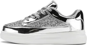 Women's Fashion Tablet Sports Skateboarding Shoes Lace up Tennis Shoes Comfortable Walking Sports Shoes