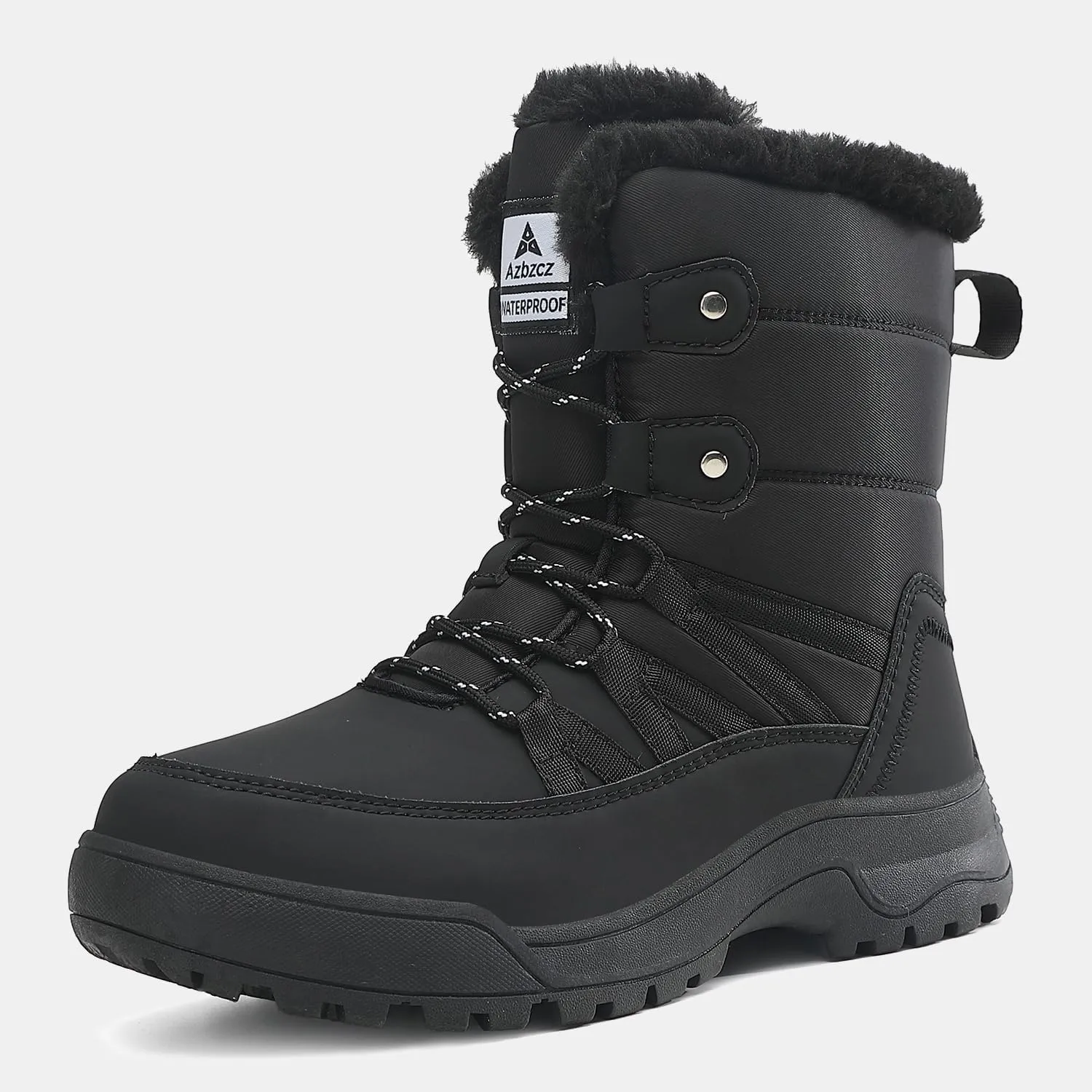 Womens Winter Snow Boots Waterproof Anti-Slip Cold Weather Fur Lined Comfortable Shoes