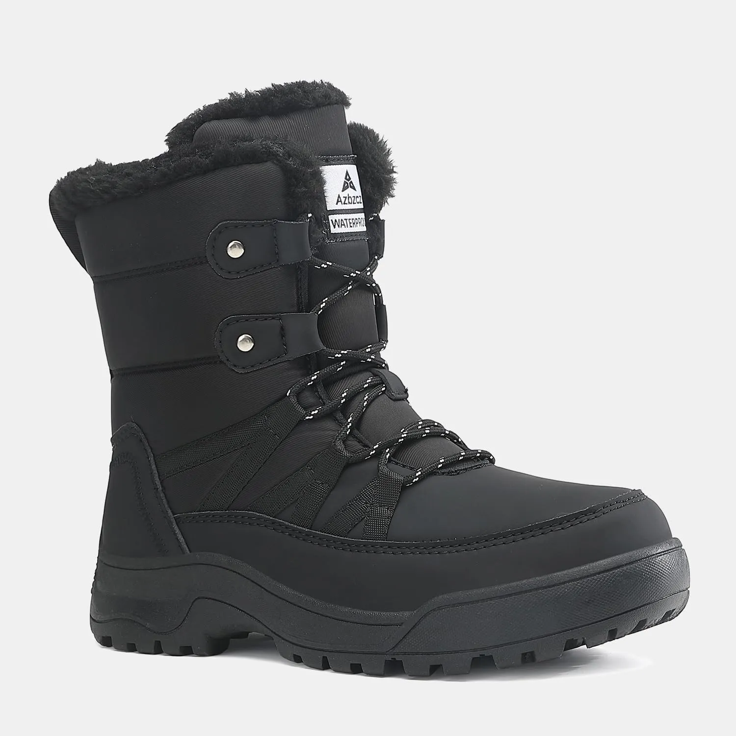 Womens Winter Snow Boots Waterproof Anti-Slip Cold Weather Fur Lined Comfortable Shoes