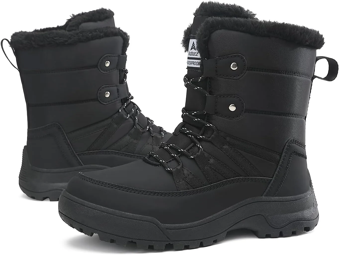 Womens Winter Snow Boots Waterproof Anti-Slip Cold Weather Fur Lined Comfortable Shoes