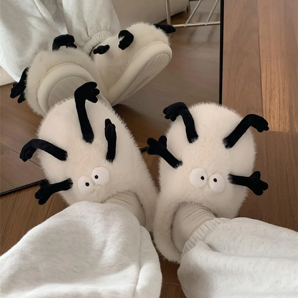 XIXITIAO Bunny Slippers for Women,Bear Slippers for Men,Cute Animal Fluffy Slippers,Cozy Kawaii Slippers,Character Slippers,Funny Couple Slippers,Teddy Bear Slippers,Pink Rabbit Slippers
