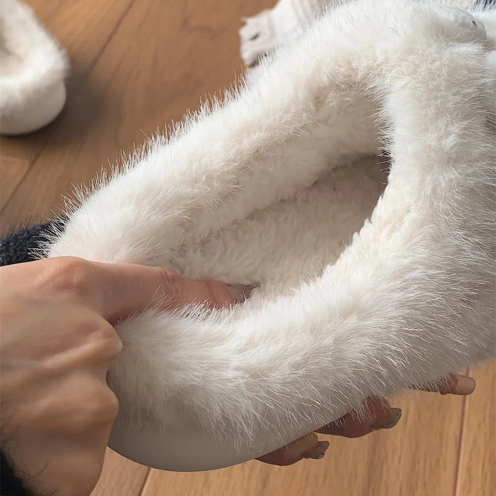 XIXITIAO Bunny Slippers for Women,Bear Slippers for Men,Cute Animal Fluffy Slippers,Cozy Kawaii Slippers,Character Slippers,Funny Couple Slippers,Teddy Bear Slippers,Pink Rabbit Slippers